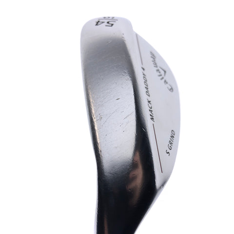 Used Callaway Mack Daddy 4 Chrome Sand Wedge / 54.0 Deg / Stiff / Left-Handed