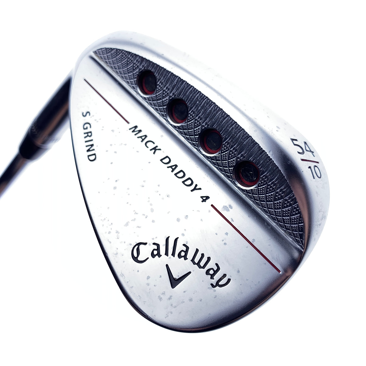 Used Callaway Mack Daddy 4 Chrome Sand Wedge / 54.0 Degrees / Stiff Flex / L-H