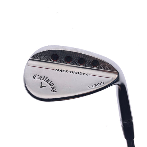 Used Callaway Mack Daddy 4 Chrome Sand Wedge / 54.0 Degrees / Stiff Flex