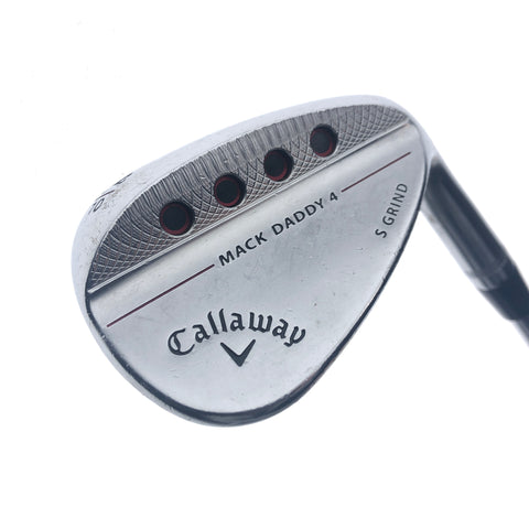 Used Callaway Mack Daddy 4 Chrome Sand Wedge / 54.0 Degrees / Wedge Flex