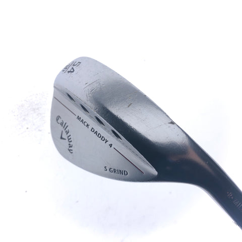 Used Callaway Mack Daddy 4 Chrome Sand Wedge / 54.0 Degrees / Wedge Flex