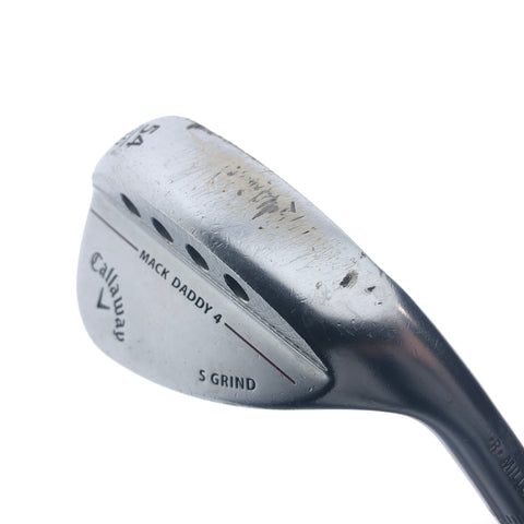 Used Callaway Mack Daddy 4 Chrome Sand Wedge / 54.0 Degrees / Wedge Flex