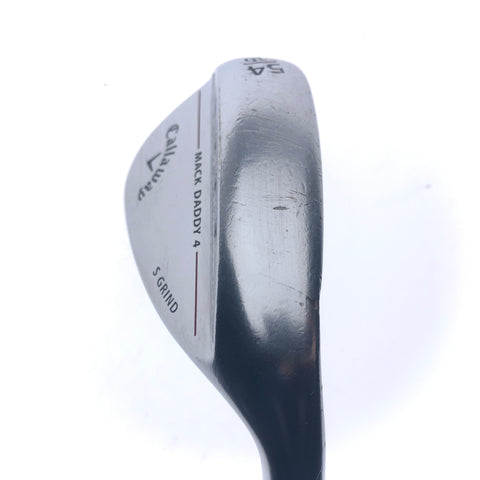Used Callaway Mack Daddy 4 Chrome Sand Wedge / 54.0 Degrees / Wedge Flex