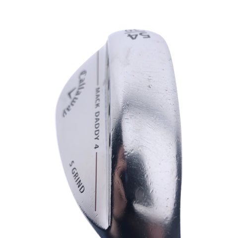 Used Callaway Mack Daddy 4 Chrome Sand Wedge / 54.0 Degrees / X-Stiff Flex