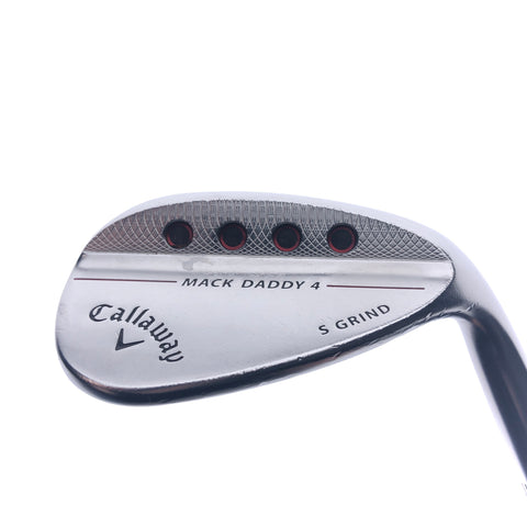 Used Callaway Mack Daddy 4 Chrome Sand Wedge / 54.0 Degrees / X-Stiff Flex
