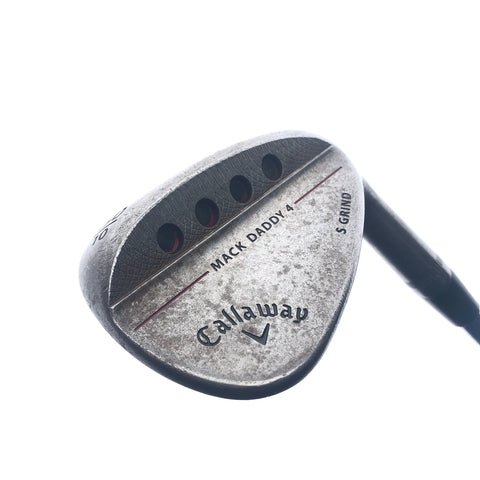 Used Callaway Mack Daddy 4 Raw Gap Wedge / 50.0 Degrees / Stiff Flex