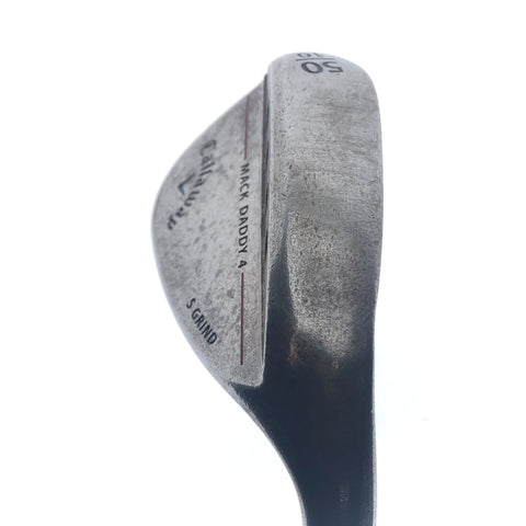 Used Callaway Mack Daddy 4 Raw Gap Wedge / 50.0 Degrees / Stiff Flex