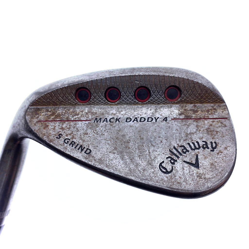 Used Callaway Mack Daddy 4 Raw Gap Wedge / 50.0 Degrees / Stiff Flex / Left-H