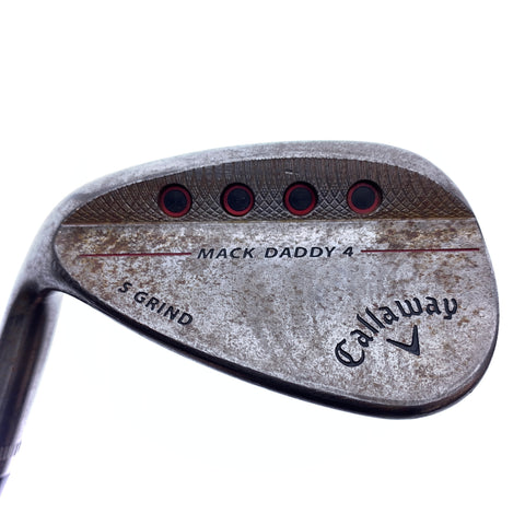Used Callaway Mack Daddy 4 Raw Gap Wedge / 50.0 Degrees / Stiff Flex / Left-H