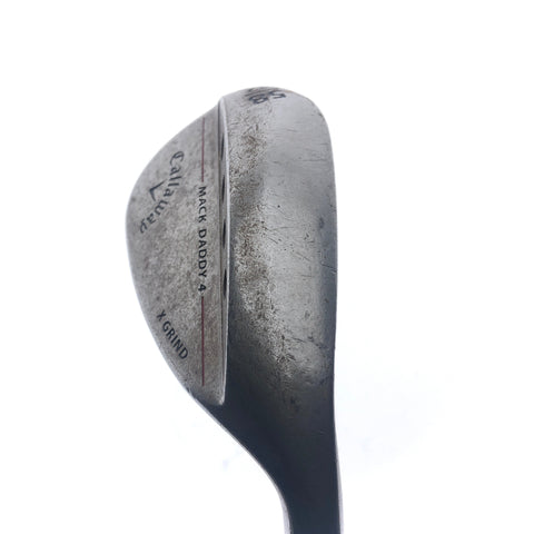 Used Callaway Mack Daddy 4 Raw Lob Wedge / 58.0 Degrees / Stiff Flex