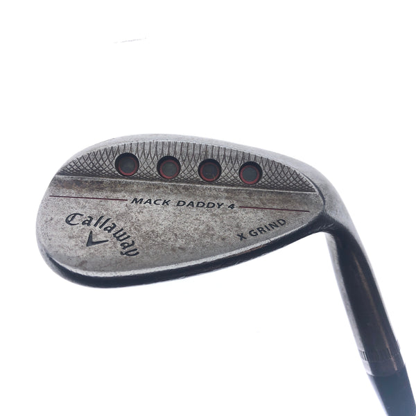 Used Callaway Mack Daddy 4 Raw Lob Wedge / 58.0 Degrees / Stiff Flex