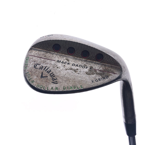 Used Callaway Mack Daddy 4 Raw Lob Wedge / 58.0 Degrees / Stiff Flex