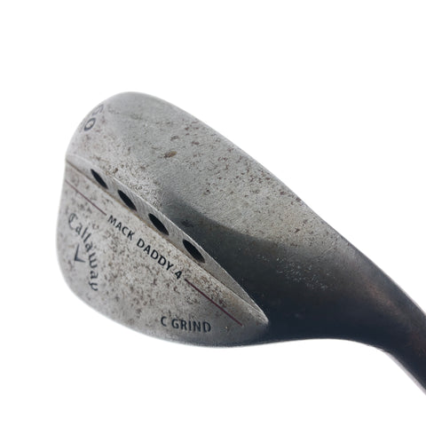 Used Callaway Mack Daddy 4 Raw Lob Wedge / 60.0 Degrees / Stiff Flex