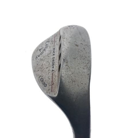 Used Callaway Mack Daddy 4 Raw Lob Wedge / 60.0 Degrees / Stiff Flex