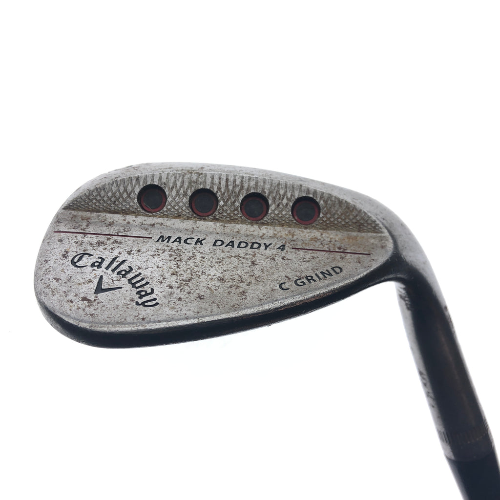 Used Callaway Mack Daddy 4 Raw Lob Wedge / 60.0 Degrees / Stiff Flex