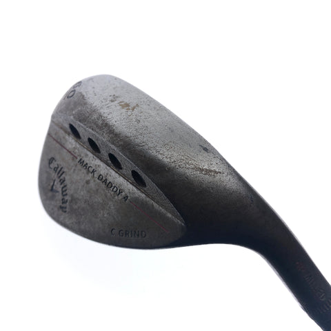 Used Callaway Mack Daddy 4 Raw Lob Wedge / 60.0 Degrees / X-Stiff Flex