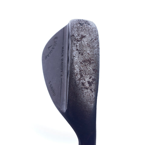 Used Callaway Mack Daddy 4 Raw Sand Wedge / 54.0 Degrees / Stiff Flex