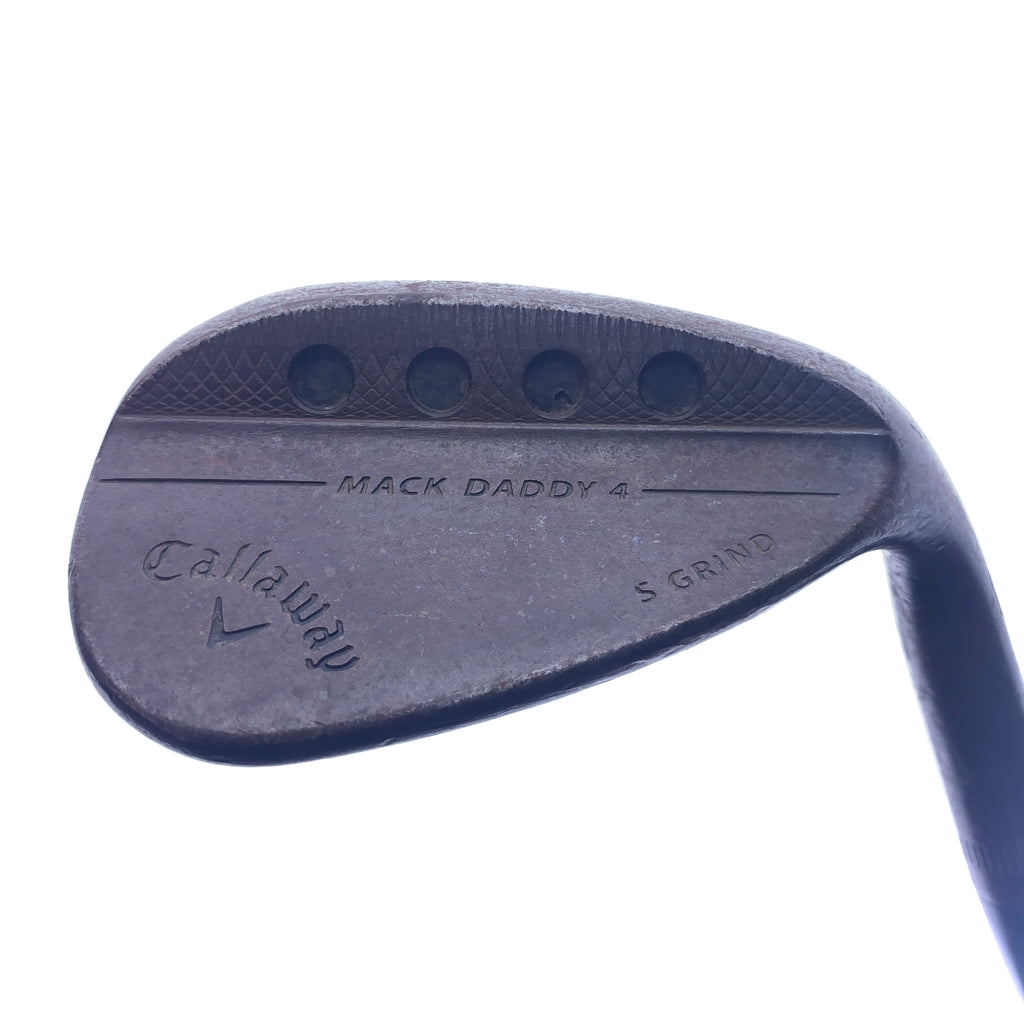 Used Callaway Mack Daddy 4 Raw Sand Wedge / 54.0 Degrees / Stiff Flex
