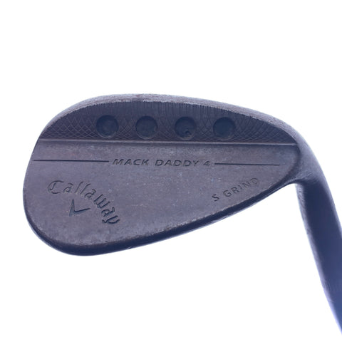 Used Callaway Mack Daddy 4 Raw Sand Wedge / 54.0 Degrees / Stiff Flex