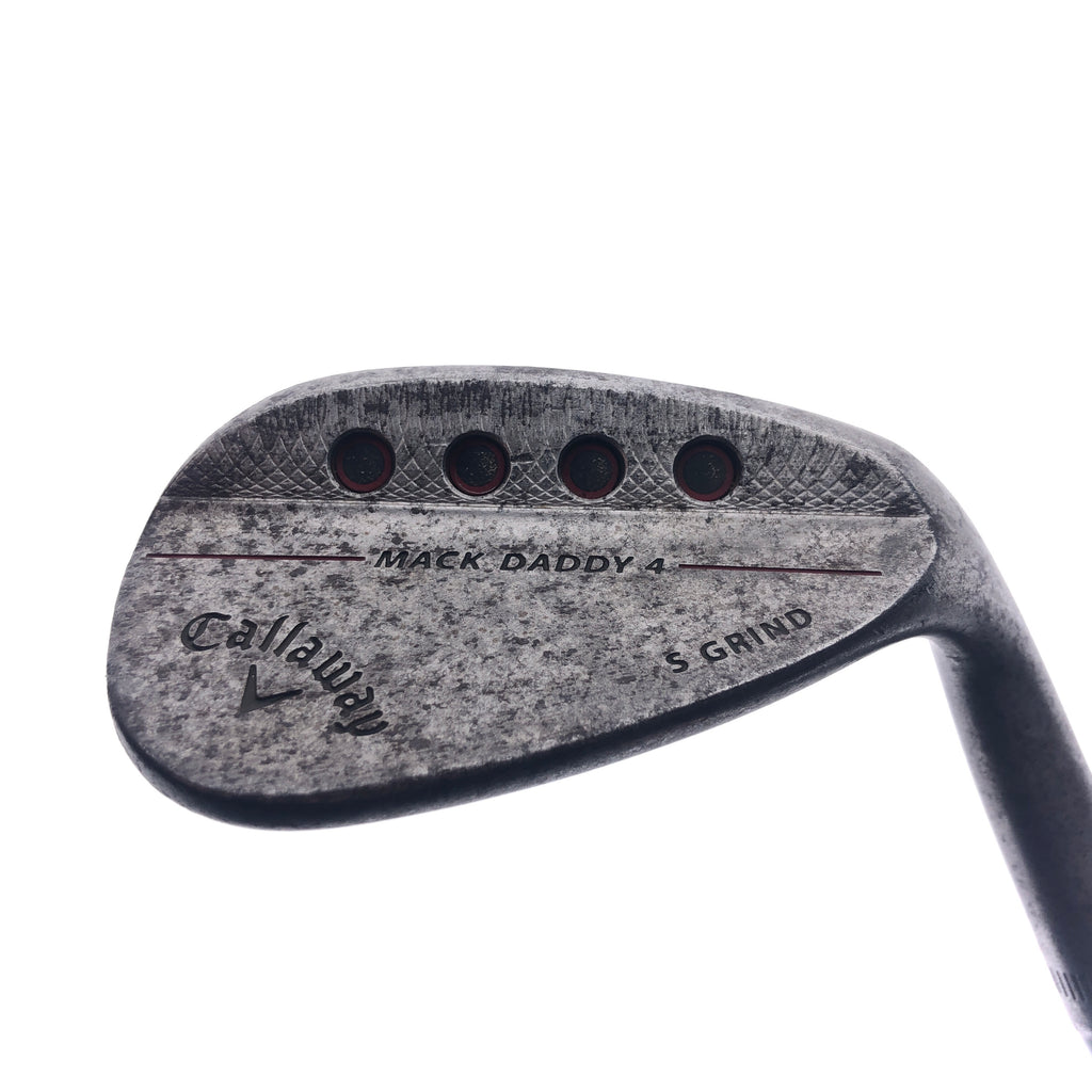 Used Callaway Mack Daddy 4 Raw Sand Wedge / 54.0 Degrees / Stiff Flex