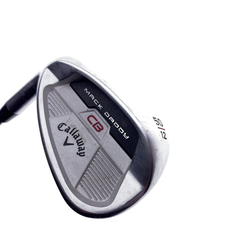Used Callaway Mack Daddy CB Gap Wedge / 50.0 Degrees / Wedge Flex / Left-Handed