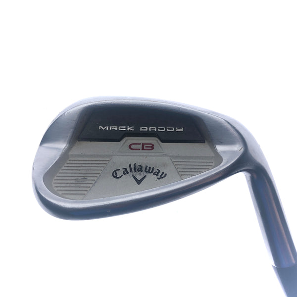 Used Callaway Mack Daddy CB Gap Wedge / 52.0 Degrees / Wedge Flex