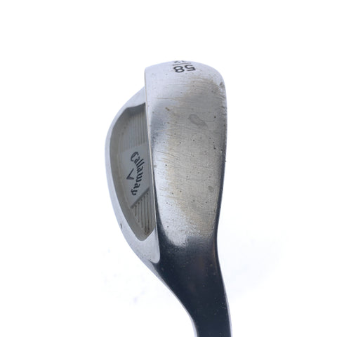 Used Callaway Mack Daddy CB Lob Wedge / 58.0 Degrees / Stiff Flex