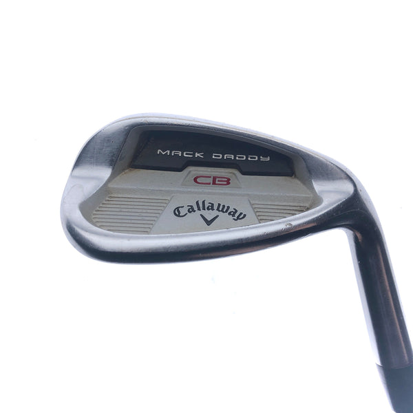 Used Callaway Mack Daddy CB Lob Wedge / 58.0 Degrees / Stiff Flex