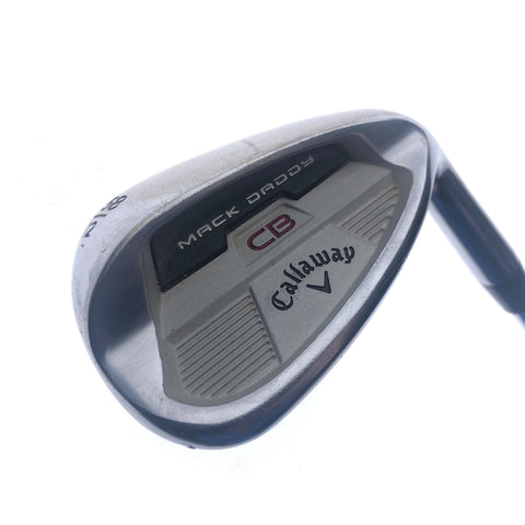 Used Callaway Mack Daddy CB Lob Wedge / 58.0 Degrees / Wedge Flex
