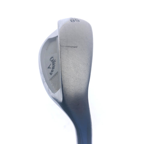Used Callaway Mack Daddy CB Lob Wedge / 58.0 Degrees / Wedge Flex
