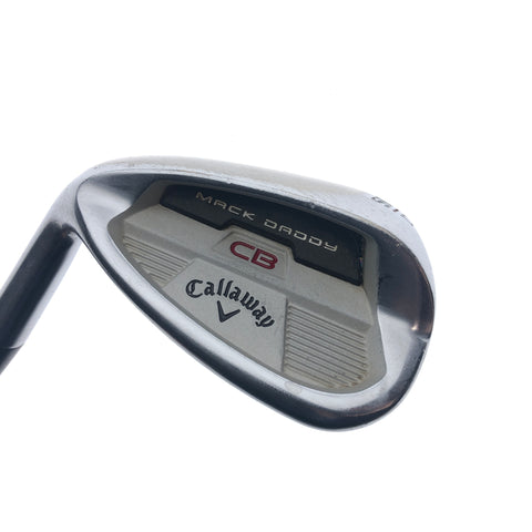 Used Callaway Mack Daddy CB Lob Wedge / 58.0 Degrees / Wedge Flex / Left-Handed