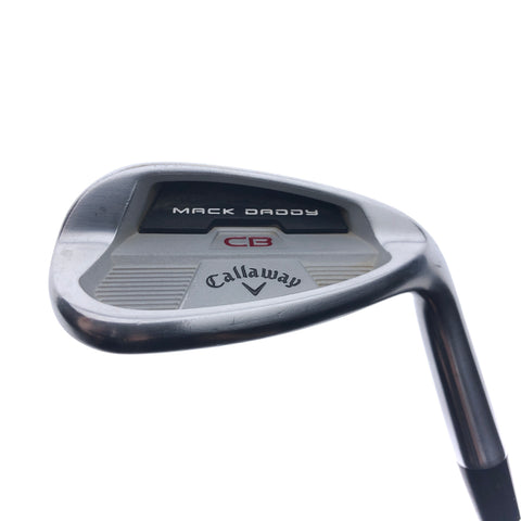 Used Callaway Mack Daddy CB Lob Wedge / 58.0 Degrees / Wedge Flex