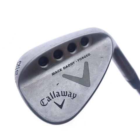 Used Callaway Mack Daddy Forged Chrome Gap Wedge / 52.0 Degrees / Stiff Flex