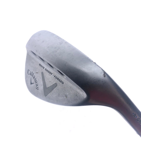 Used Callaway Mack Daddy Forged Chrome Gap Wedge / 52.0 Degrees / Stiff Flex