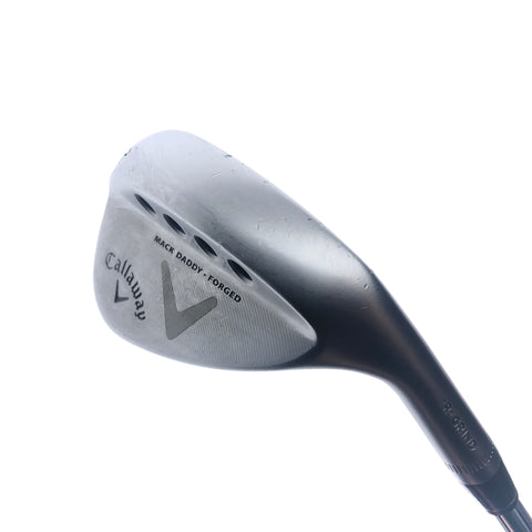 Used Callaway Mack Daddy Forged Chrome Gap Wedge / 52.0 Degrees / Stiff Flex