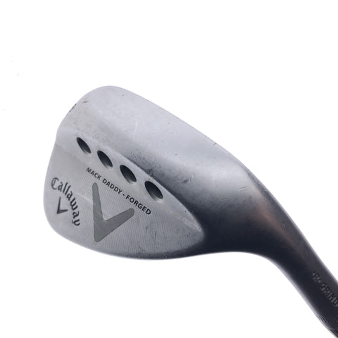 Used Callaway Mack Daddy Forged Chrome Lob Wedge / 58.0 Degrees / Wedge Flex