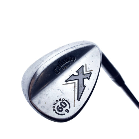 Used Callaway Mack Daddy Forged Chrome Lob Wedge / 60.0 Degrees / Wedge Flex