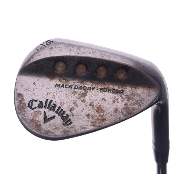 Used Callaway Mack Daddy Forged Slate '19 Sand Wedge / 56.0 Degrees / Stiff Flex - Replay Golf 