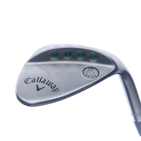 Used Callaway Mack Daddy PM Grind 19 Chrome Lob Wedge / 58 Degrees / Wedge Flex