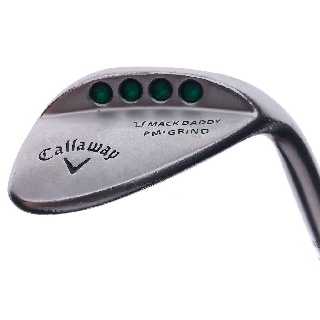 Used Callaway Mack Daddy PM Grind 19 Chrome Lob Wedge / 64.0 Degree / Wedge Flex