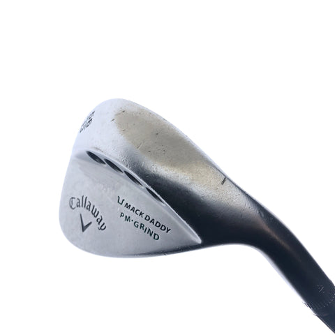 Used Callaway Mack Daddy PM Grind 19 Chrome Sand Wedge / 56 Degrees / Wedge Flex