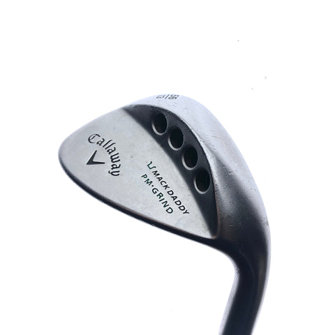 Used Callaway Mack Daddy PM Grind 19 Chrome Sand Wedge / 56.0 Deg / Wedge Flex