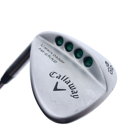 Used Callaway Mack Daddy PM Grind 19 Lob Wedge / 64 Degrees / Left Handed