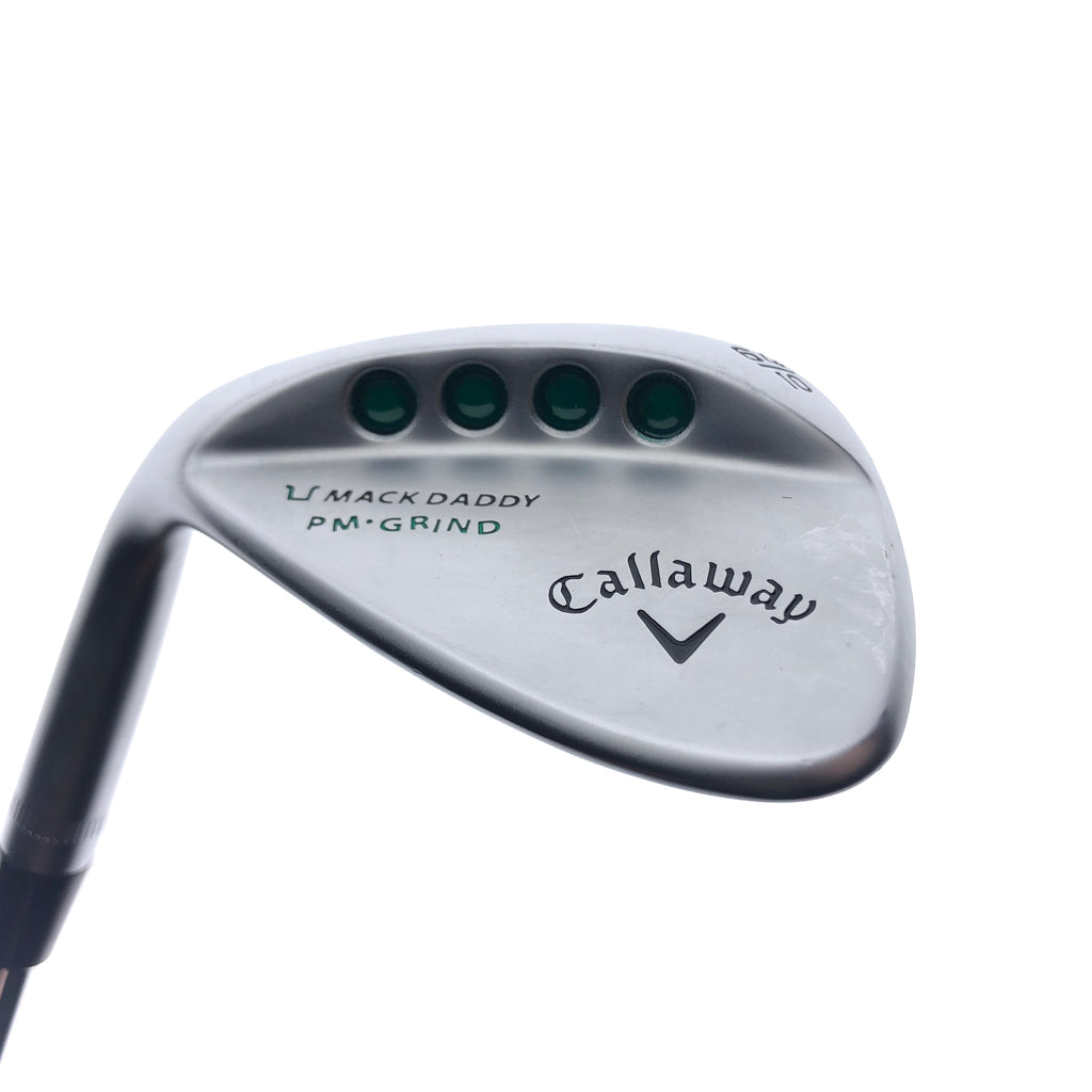 Used Callaway Mack Daddy PM Grind 19 Lob Wedge / 64 Degrees / Left Handed