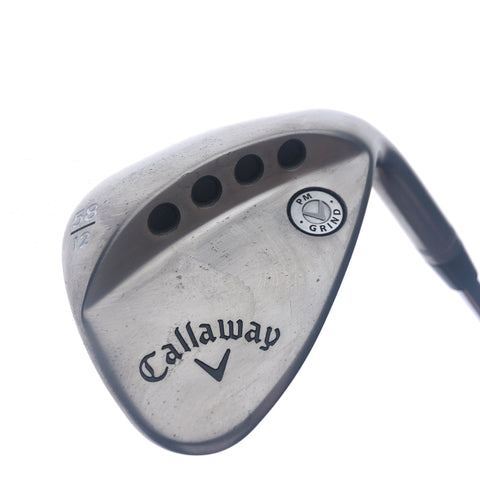 Used Callaway Mack Daddy PM Grind 19 Raw Lob Wedge / 58.0 Degrees / Stiff Flex