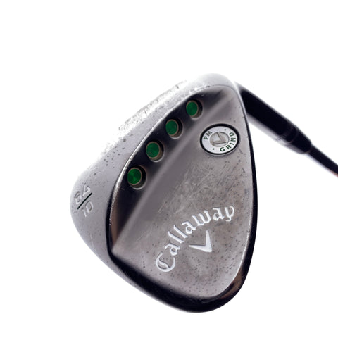 Used Callaway Mack Daddy PM Grind 19 Tour Grey Lob Wedge / 64.0 Deg / Wedge Flex