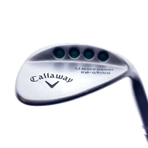 Used Callaway Mack Daddy PM Grind Chrome Lob Wedge / 60.0 Degrees/ Wedge Flex