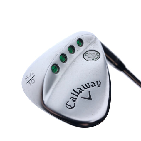 Used Callaway Mack Daddy PM Grind Chrome Lob Wedge / 64.0 Degrees / Wedge Flex