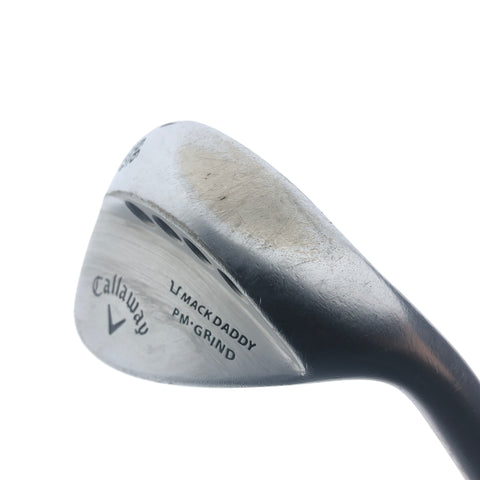 Used Callaway Mack Daddy PM Grind Chrome Sand Wedge / 56.0 Degrees / Wedge Flex