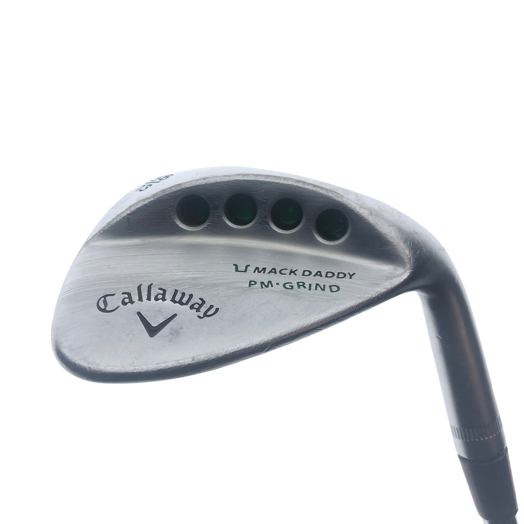 Used Callaway Mack Daddy PM Grind Chrome Sand Wedge / 56.0 Degrees / Wedge Flex